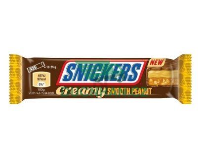 snickers 36g cream smooth peanut