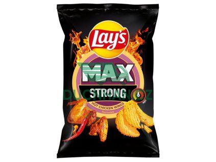 lays max strong hot chicken wings