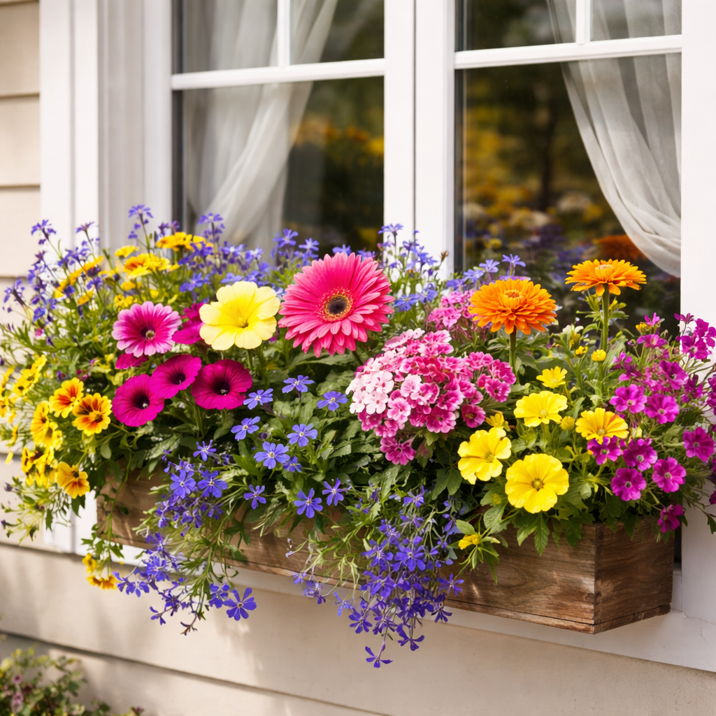 Letničky a balkónové kvety