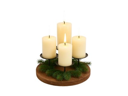 Vianoce Podložka s úchytkami hnedá 25 cm (2)