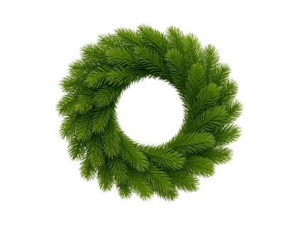 Vianoce Veniec 3D zelený 36 cm(3)