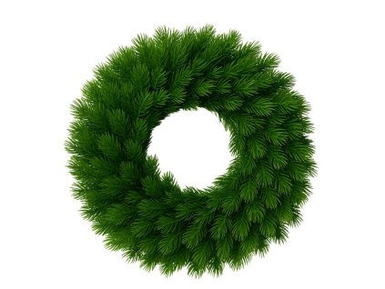 Vianoce Veniec zelený 30 cm(2)