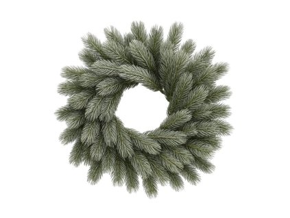 Vianoce Veniec 3D zelený poprašený 35 cm(2)