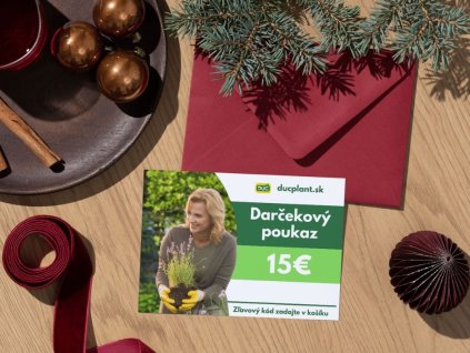 Elektronický darčekový poukaz v hodnote 15 EUR(1)