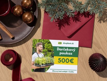Elektronický darčekový poukaz v hodnote 500 EUR