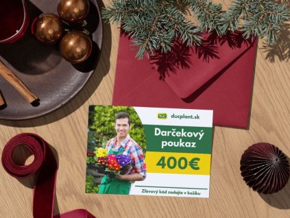 Elektronický darčekový poukaz v hodnote 400 EUR(2)