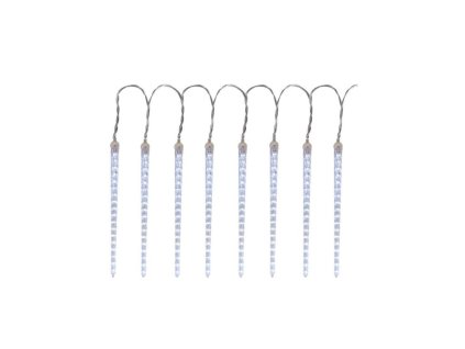 Reťaz MagicHome Vianoce Icicle, 288x LED studená biela, 8 cencúľov, vodopádový efekt, 230 V, 50 Hz, IP44, exteriér, osvetlenie, L 3,50 m, bez adaptéru (2)