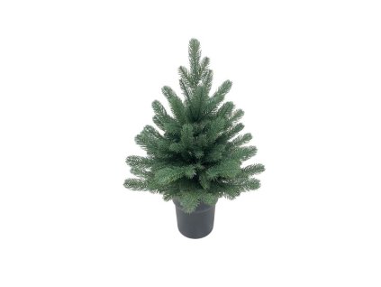 Stromček MagicHome Vianoce Firian, 3D, jedľa v kvetináči, 60 cm