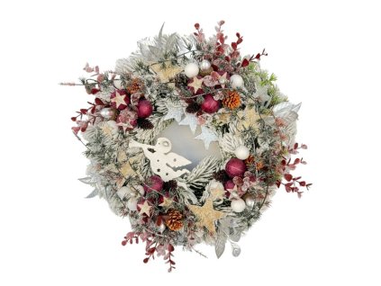 Závesný vianočný veniec Daniela, priemer 35 cm