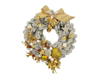 Závesný vianočný veniec Adrian, priemer 36 cm