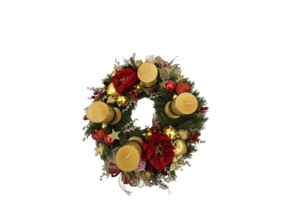 Adventný veniec Patrícia, priemer 50 cm