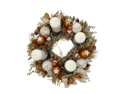 Adventný veniec Stella, priemer 40 cm(1)