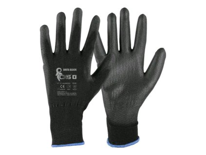 Rukavice Brita Black čierne veľ. 6