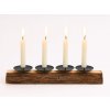 Vianoce Svietnik adventný drevený 6 x 36 cm