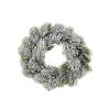 Vianoce Veniec zasnežený 38 cm(2)