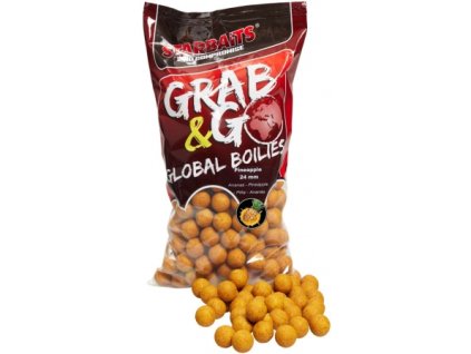 Boilies Starbaits Grab&Go Ananás 2,5kg (Priemer 20mm)