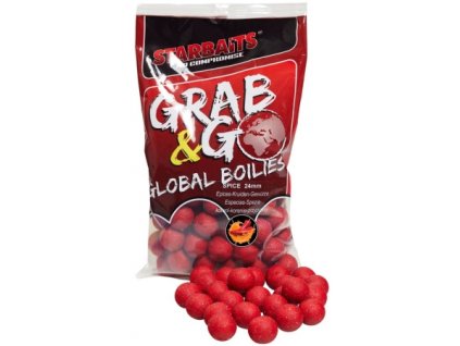Boilies Starbaits Grab&Go Spice 1kg (Priemer 14mm)