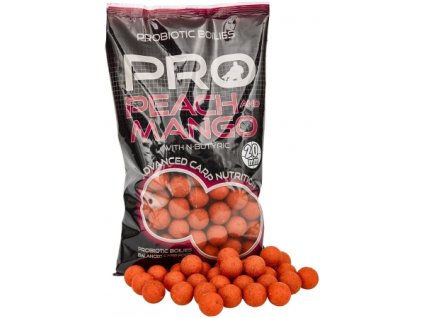 Boilies Starbaits Peach Mango 800g (Priemer 20mm)