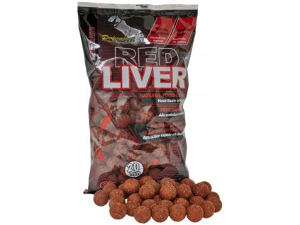 Boilies Starbaits Red Liver 800g (Priemer 24mm)