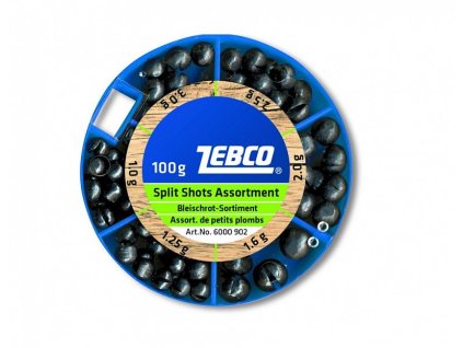 Bročky Zebco Split Shot Assortment coarse 100g