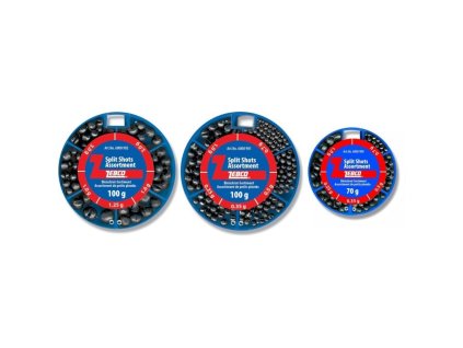 Bročky Zebco Split Shot Assortment fine 100g