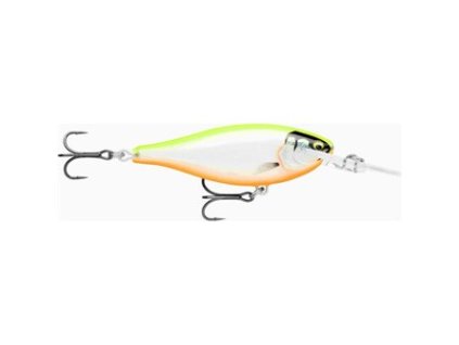 Vobler Rapala Shad Rap Elite 75 Gilded Chartrause Orange Belly