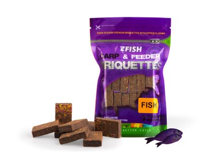 ZFish Zakrmovacie brikety fish/ryba 220g
