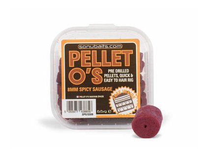 Chytacie pelety Sonubaits Pellet O S Spicy Sausage (Priemer 14mm)