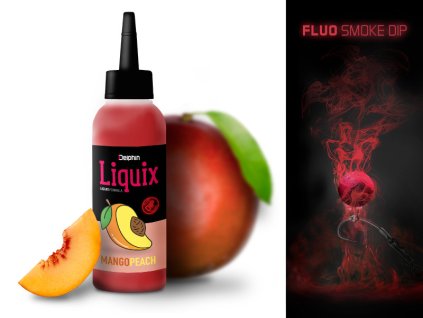 Fluo dip Delphin D SNAX LiquiX / Mango-Broskyňa 100ml