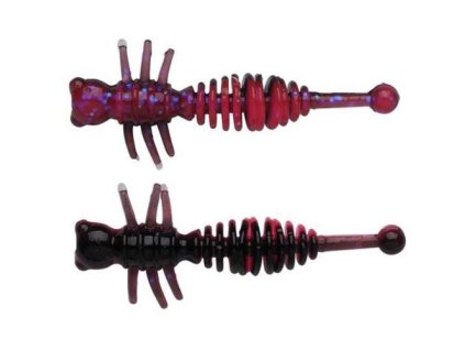 Guma Berkley Larvae 55mm Salmon Egg Red/Black