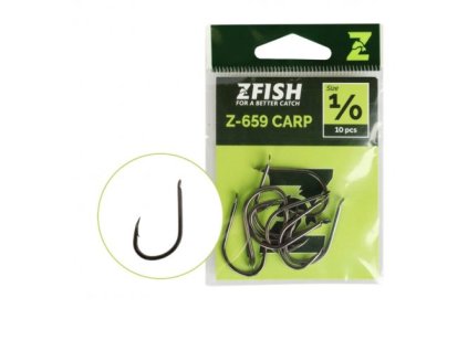Háčiky ZFish Carp Hooks Z-659 (Veľkosť veľ. 1/0)
