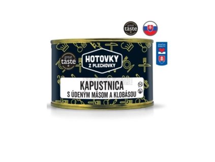 Hotovky z plechovky Kapustnica s údeným mäsom a klobásou 400g
