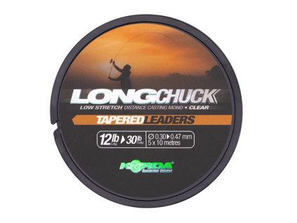 Konický šokový vlasec Korda LongChuck Tapered 0,27-0,47mm 5x10m
