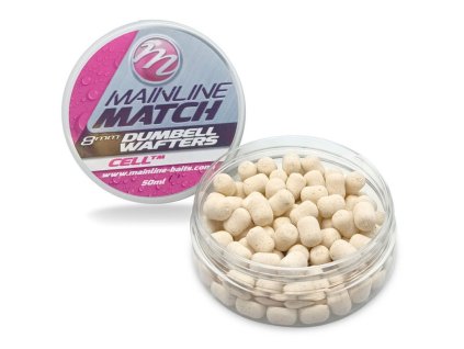 Mainline - Match Dumbell Wafters 8mm - White - CellTM