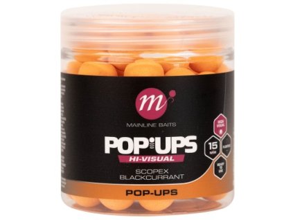 Mainline High Visual Pop-ups Scopex & Blackcurrant 15 mm
