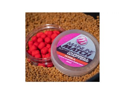 Match Dumbell Mainline Wafters 10mm Red Krill