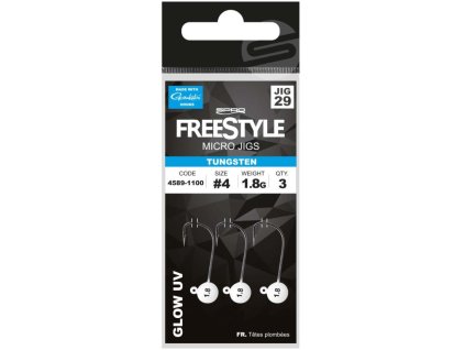 Micro jig SPRO Fstyl Tungsten Glow 1,8g (Veľkosť veľ. 4)