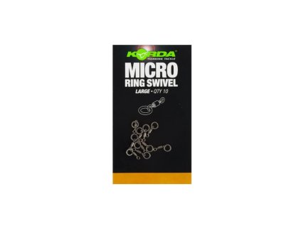 Mikroobratlíky s krúžkom Korda Micro Ring Swivel Large