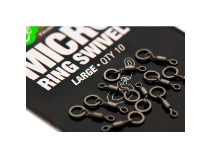 Mikroobratlíky s krúžkom Korda Micro Ring Swivel Medium