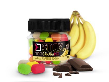 Nástraha Delphin D Snax Wafters 10x70mm/20g Čokoláda-Banán
