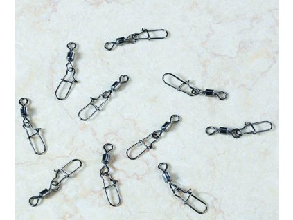 Obratlík s karabínou Extra Carp Rolling Swivel with Fatlock snap 10ks veľ.12