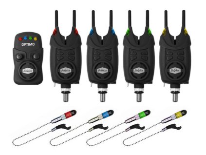 Signalizátory Delphin Optimo 9V 3+1 + swingre + snag ears