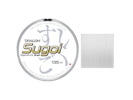 Šnúra Dragon SUGOI 135m Biela (Priemer 0,037mm/1,91kg)