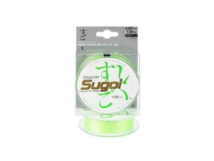 Šnúra Dragon SUGOI 135m Fluo Lime (Priemer 0,037mm/1,91kg)