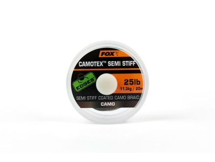 Šnúrka Fox Camotexx Semi-Stiff 20m 35lb Camo