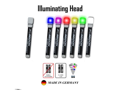 Svetlo na tyčovku Poseidon Illuminating head green