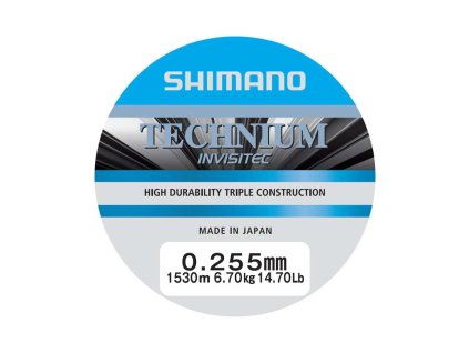 Vlasec Shimano Line Technium 1530m 0,255mm 6,1kg Grey