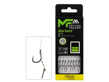 Method nádväzec Mikado MF Rig with spike 214L šnúrka (Veľkosť veľ. 4)