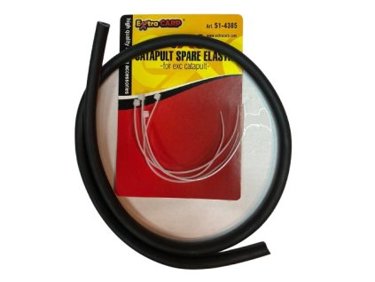 Náhradná guma na prak Extra Carp Elastic Rubber Black 3x7x60mm