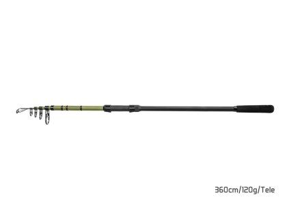 Prút Delphin Partisan Carp 12ft 3,5lb 3-diel